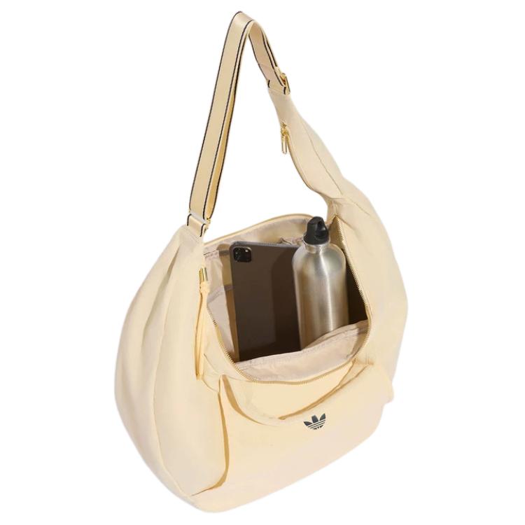 Women's Bag Adidas Originals Polyamide Portable Shoulder Bags Large Women's Beige Yellow