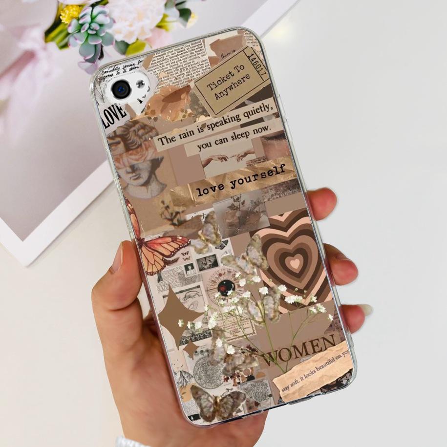 For Apple iPhone 4 Case Popular Flower Astronaut Clear Funda Soft Silicone Cover For iPhone 4s 4 s Bumper for iPhone4 Coque Capa