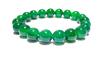 Kanoishi the Bond Between Family and and Green Agate Bracelet for Men and Power Natural 10mm AAA Crushed 17cm Size for [Deepens couples/Harmony
