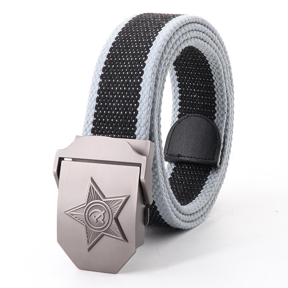 Новый мужской и женский ремень 3D советский государственный герб брезентовый ремень советский пояс памяти
