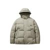 Simple Casual Versatile Hooded Comfortable Loose Down Jacket Unisex Outerwear 172548909-1