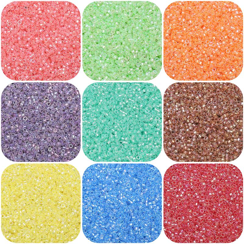 Антикварные иллюзорные стеклянные бисеринки - 700 штук для DIY изготовления ювелирных изделий