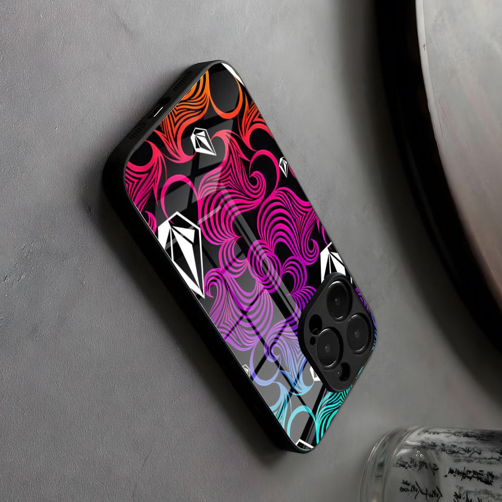 Дизайн Volcom Чехол для телефона Стекло Для IPhone17 Air 16 15 17 14 Pro Max 13 12 11 X XS XR Plus Для Малыша Samsung S 25 24 23 22