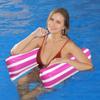 New Inflatable Floating Row Foldable Inflatable Lounge Chair Floating Bed Striped Net Floating Drainage Swimming Pool Hammock