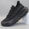 Fashion Man Sneakers Summer Black Weaving Breathable Mesh Zapatos Hommes Casual Quick-dry Soft Sole Men's Sport Shoes Outdoor 2025 New