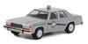 Масштабная модель автомобиля Ford Crown Victoria 1983 Полиция литой 1/64 «Человек дождя» [Б/У]