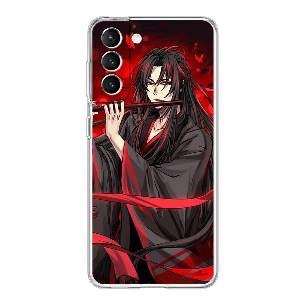 Чехол для телефона Mo Dao Zu Shi Wei Wuxian для Samsung Galaxy S22 5G S20 Ultra S21 FE 5G S10E S9 S8 S10 Plus Note 20 10, прозрачный чехол