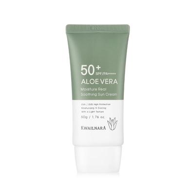 Kwailnara Aloe Vera Moisture Real Успокаивающий солнцезащитный крем SPF50+ PA++++ 50 г 1 шт./2 шт./3 шт./4 шт.