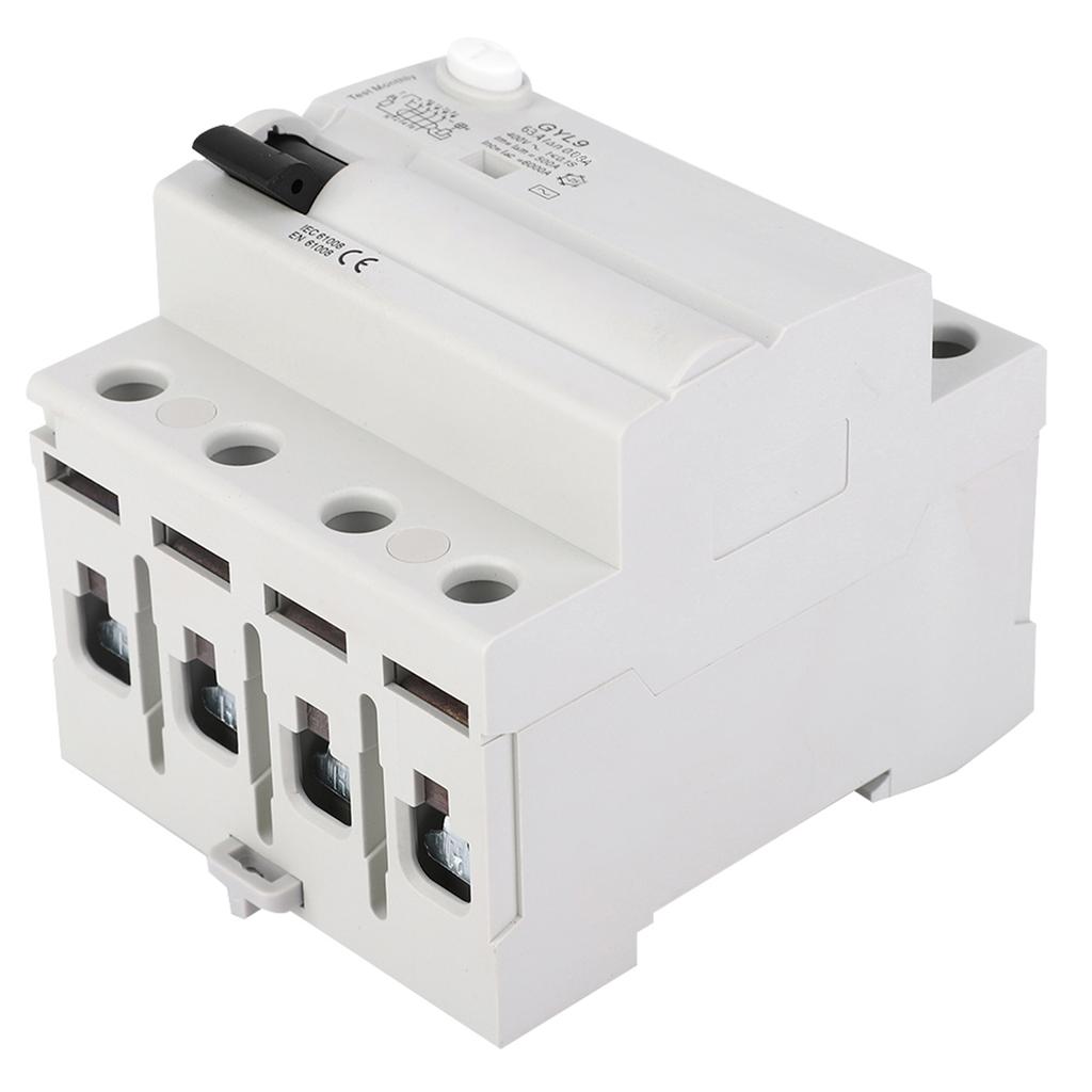 GYL9 4P 400VAC RCCB Residual Current Circuit Breaker Electric Leakage or (63A)