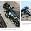 1:12 KAWASAKI H2R Сплав Гоночный Мотоцикл Симуляция Металл Уличный Гоночный Мотоцикл Модель Звук И Свет Коллекция Детская Игрушка Подарок
