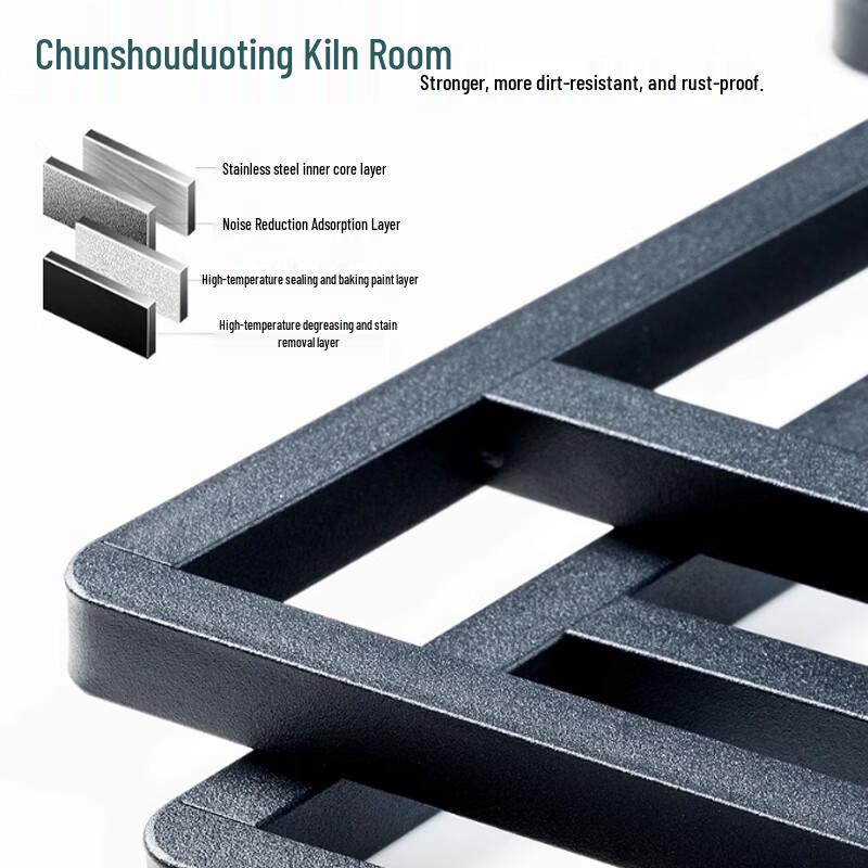 Yunshuang 3-Tier Countertop Kitchen Spice Rack with Holders