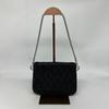 [Pre-Owned] Sassy Silver Logo Pleated Soft Lambskin Tote Bag Medium - Excellent #1RXHS03