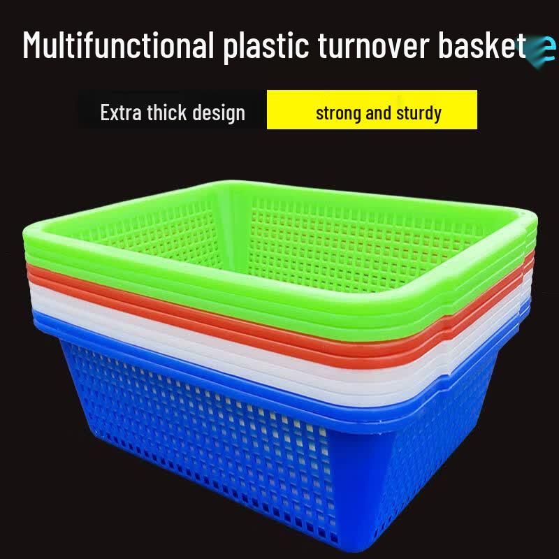 Rectangular Plastic Kitchen Draining Basket
