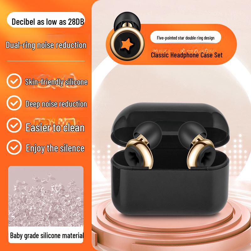 Силиконовые шумоизолирующие беруши: Водонепроницаемый, звуконепроницаемый, идеально подходит для общежитий, работы, мастерских и мест, где не спит храп