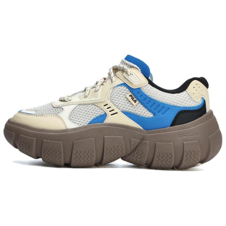 Fila BOLLA Текстиль, Синтетическая кожа, Кожа Модные Устойчивые к истиранию Низкие Кроссовки на массивной подошве Женские Коричневый Синий F12W321105FBA