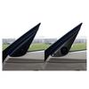 2pcs Bright Carbon Fiber Car Inner A Pillar Speaker Frame Cover For BMW Z4 03-08