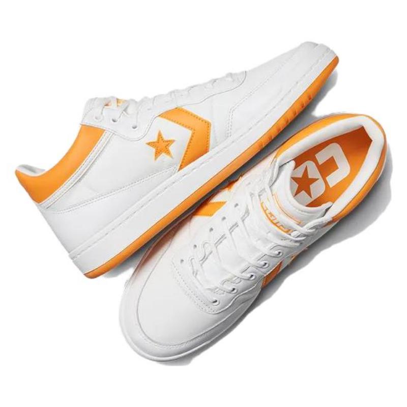 Converse Fastbreak Pro Круглый носок Удобные Теплые Нескользящие Полувысокие Кеды для Скейтборда Унисекс Желтые