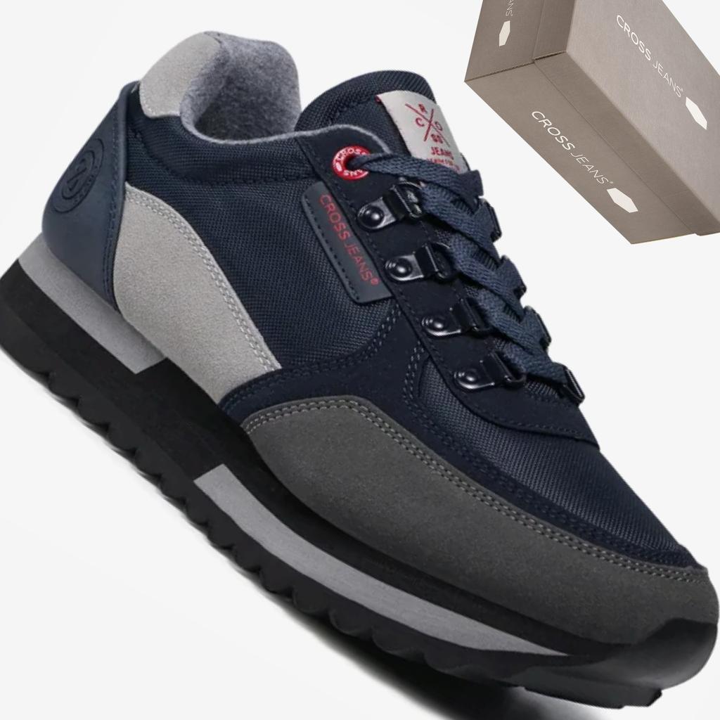 Cross Jeans II1R4017C unisex sneakers navy - Memory Foam, casual