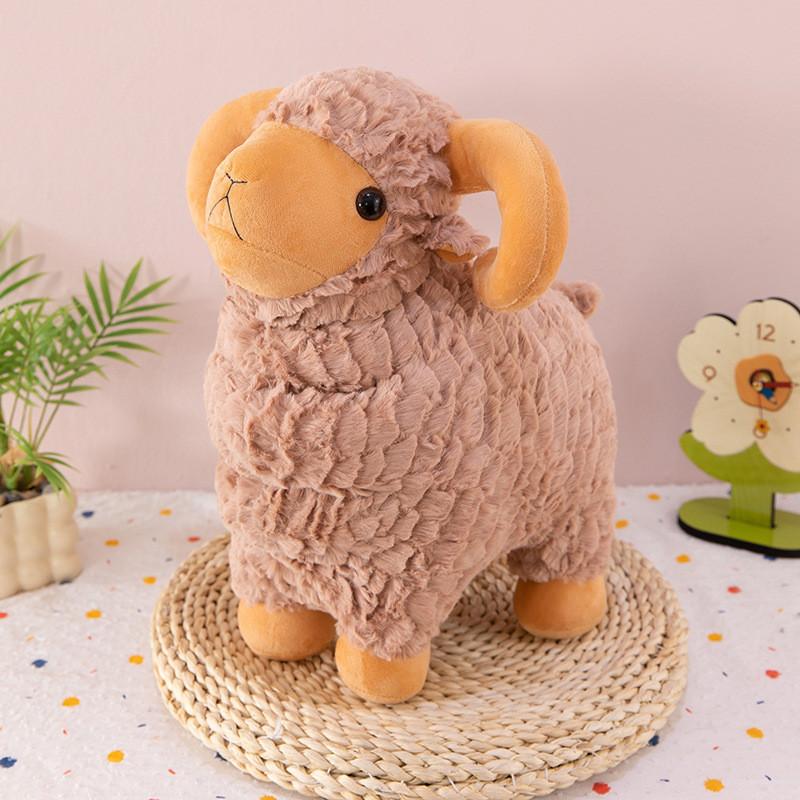 Плюшевая игрушка Животное Овечка Мягкая Подушка из Искусственного Меха Для Детей и Подростков