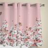 Розовый цветок растение бабочка новые оконные шторы для гостиной кухни Крытый декор оконные занавески подзоры