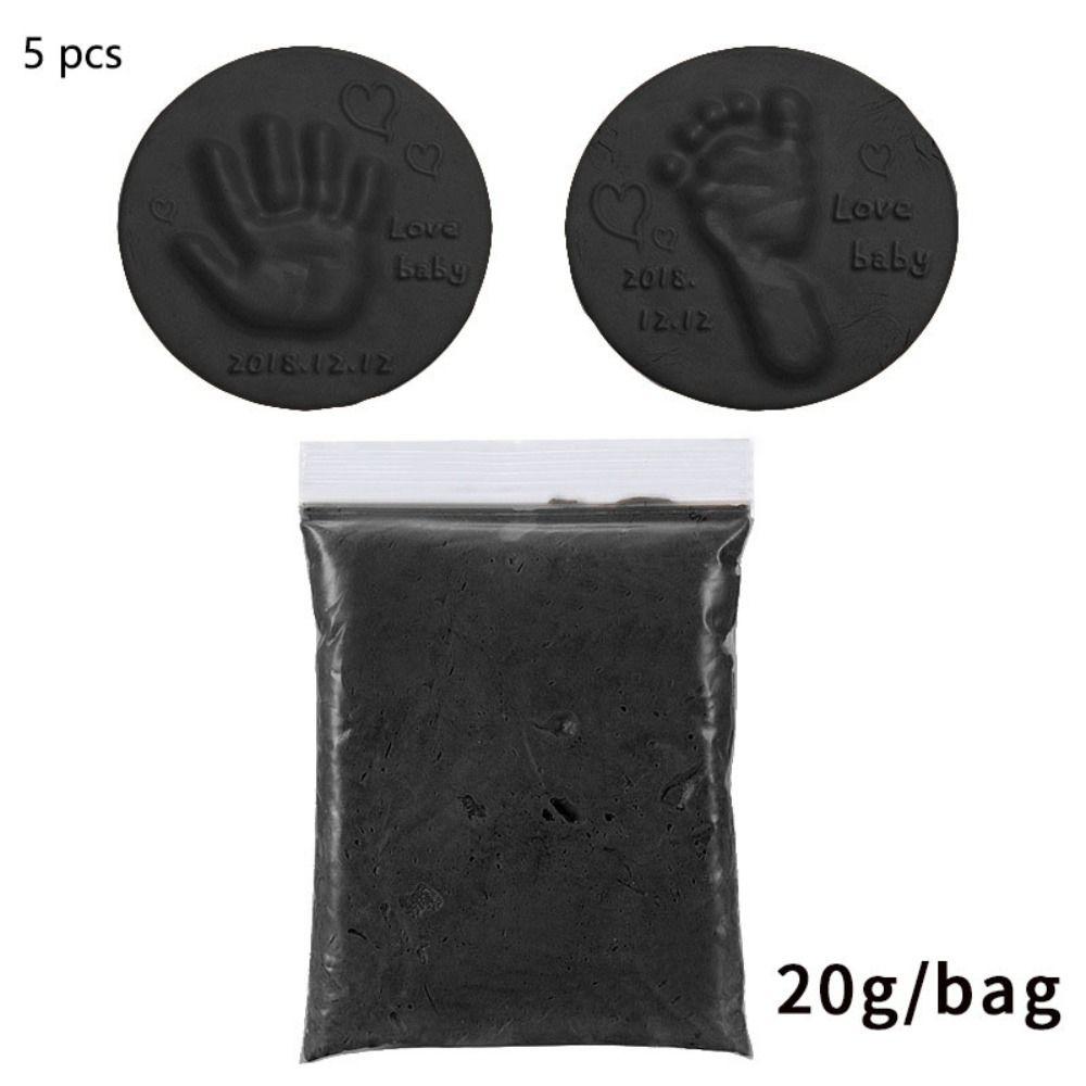 Пластичность Глина и Тесто Пластилин Обучение Отпечаток Ноги Грязь Глина Пушистый Отпечаток Руки Новорожденного