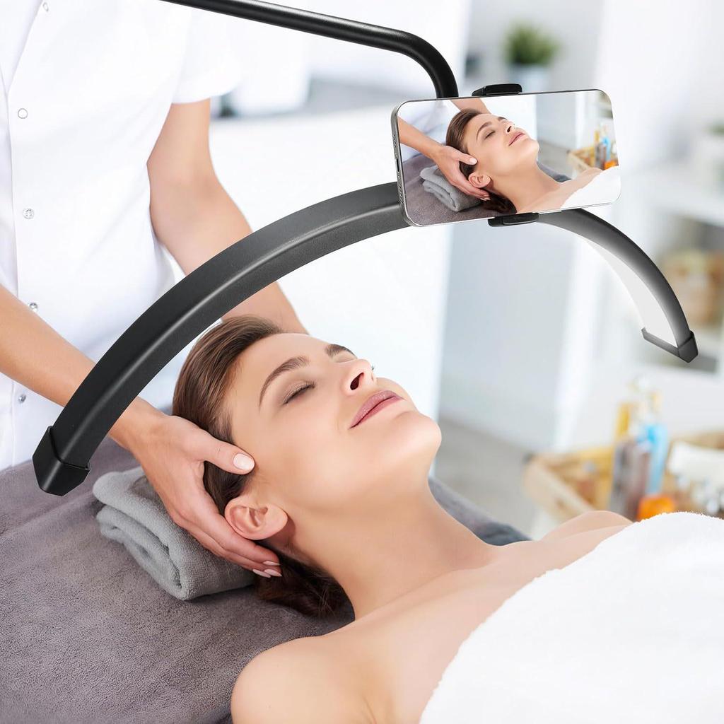 Диммируемая U-образная кольцевая лампа для наращивания ресниц, нейл-арта, татуажа бровей и защиты глаз.