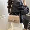 Fashion Summer Texture 2025 New Popular Retro Crossbody Shoulder Handheld Crossbody Small Square Bag Women