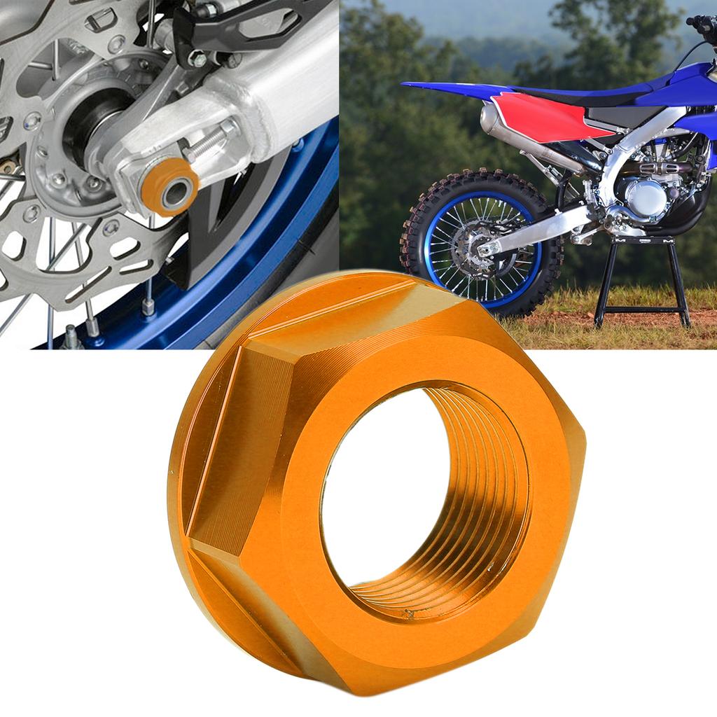 Ось заднего колеса мотоцикла Гайка M20 1.5 Алюминиевая Замена для YZ125/YZ250 1 2021