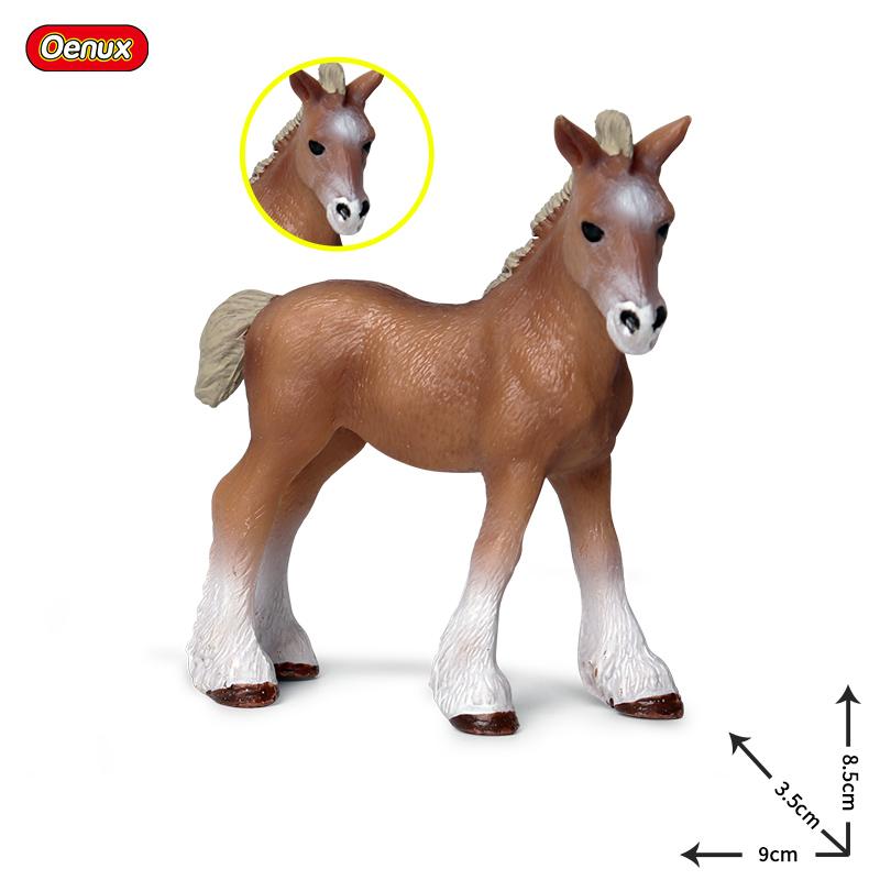Oenux Фермерские Животные Симуляция Милая Модель Фигурка Действия Альпака Корова Лошадь Фигурки Овца Коза Миниатюрная Образовательная Игрушка Для Ребенка