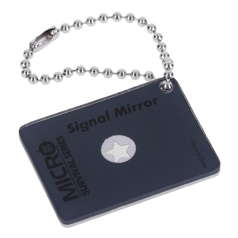 Aiming Sight Emergency Signaling Device Acrylic Survival Mirror New Daylight Rescue Mirror Hiking