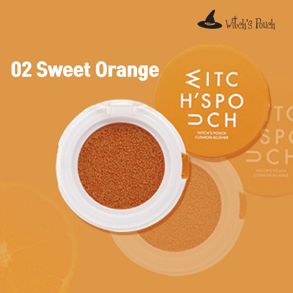 Witch's Pouch Blush Cushion Korean Makeup Cheek Toneup Facial Cushion Blusher Moisturizing Color Correction Flawless Coverage