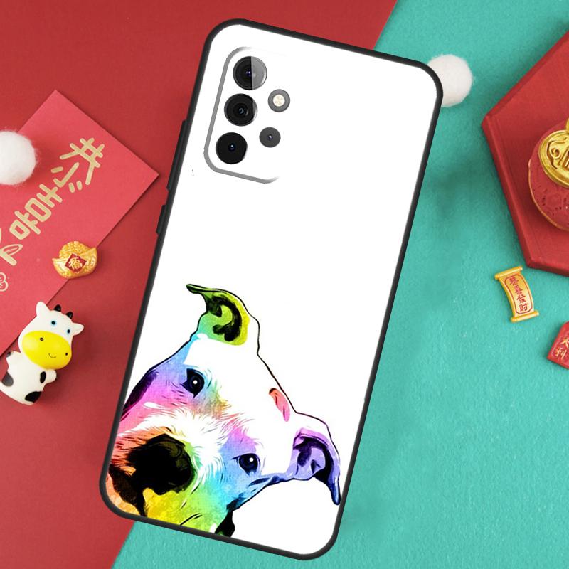 Pit Bull Lovely Pet Dog Pitbull Case For Samsung Galaxy A34 A54 A14 A15 A25 A35 A55 A53 A33 A13 A52 A32 A12 A51 A71 Cover