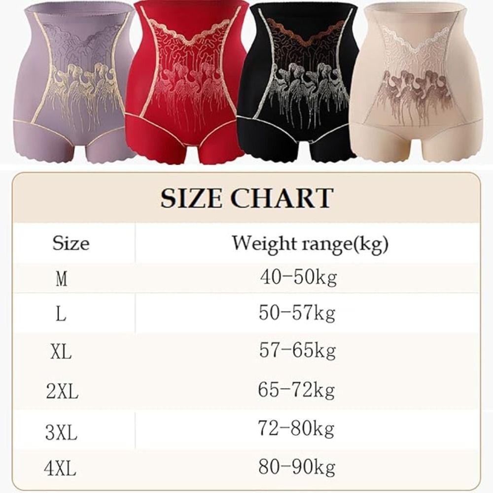 Seamless Tummy Control Shaper Shorts 3D Embroidered Butt Lifter Shapewear New Waist Trainer