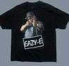 Винтажная футболка 90-х с EAZY E, короткий рукав, черная, унисекс, S2345XL, унисекс футболка