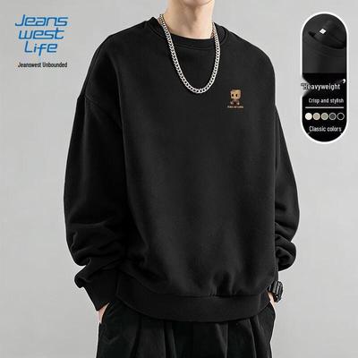 JEANSWEST LIFE Унисекс Свитшот с круглым вырезом Свободного кроя