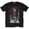 Мужская футболка Amy Winehouse Back to Black Меловая доска Приталенная Маленькая Черная