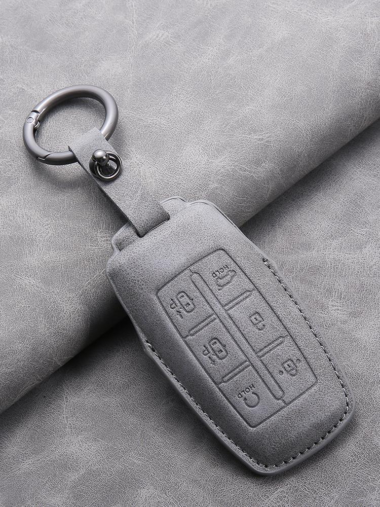 For Exclusive To Genesis Car Smart Key Case Cover Key Pack Remote Protection Sleeve Buckle Rope Special Accessories Multi Styles