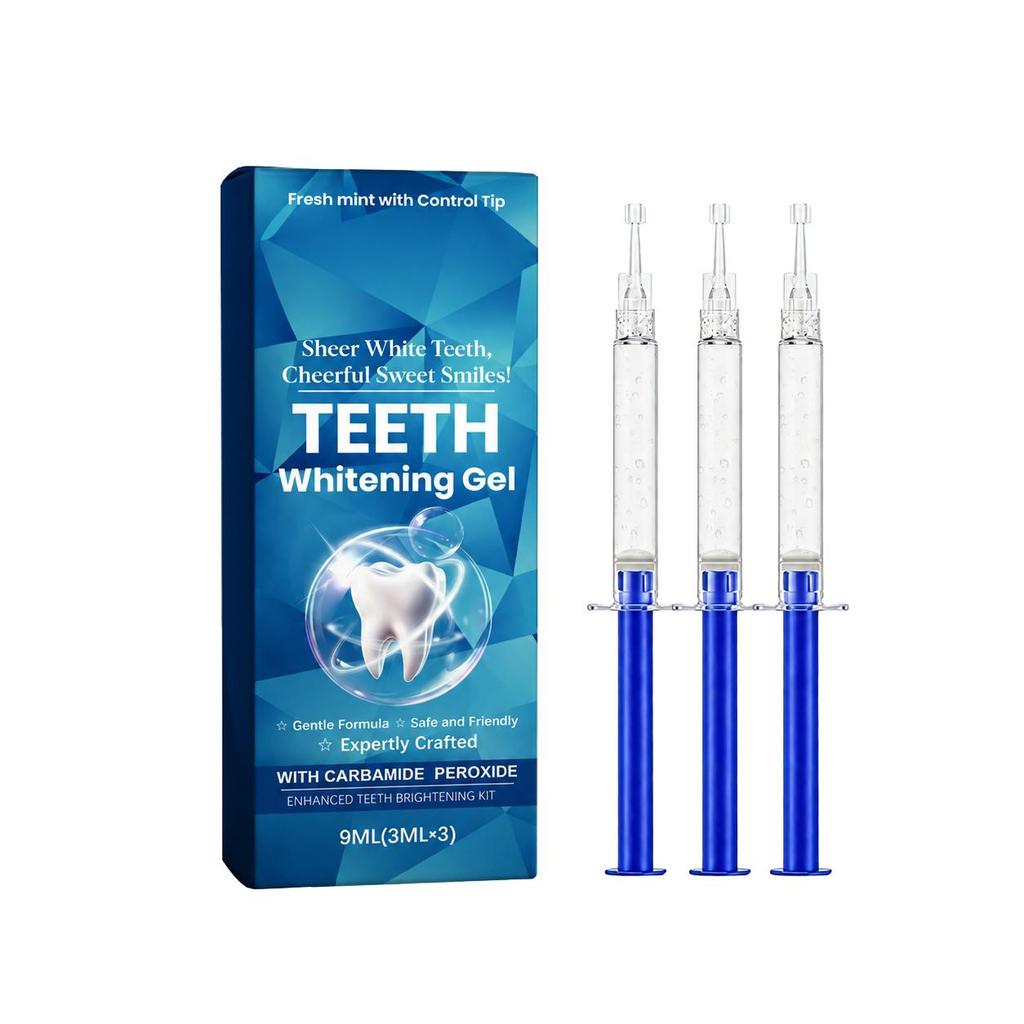 Teeth Whitening Gel: Precise Dosage Control, Refreshing Taste, Portable and Convenient, Gentle Texture, Oral Care Gel