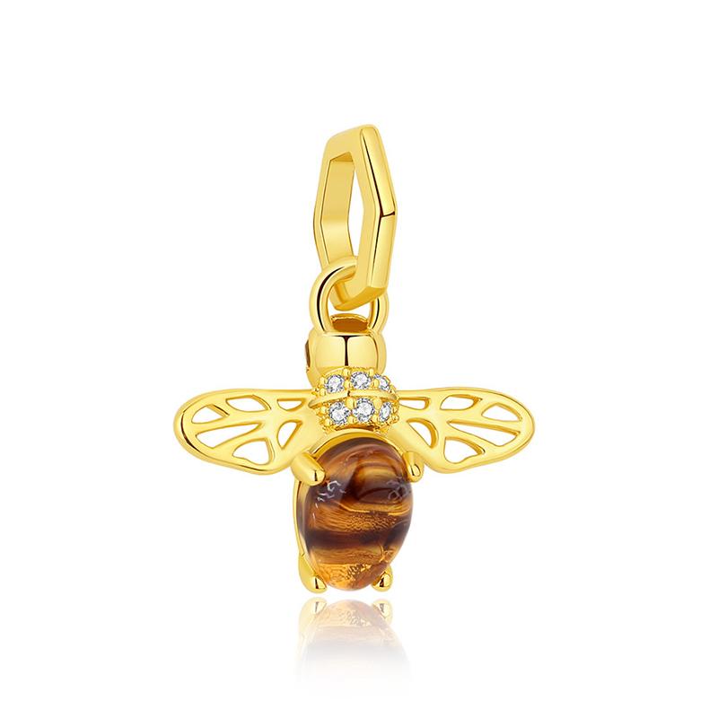 Original Charms Butterfly Firefly Lucky Clover Beads Fit Pan Brand Bracelets Necklaces Diy Jewelry for Women