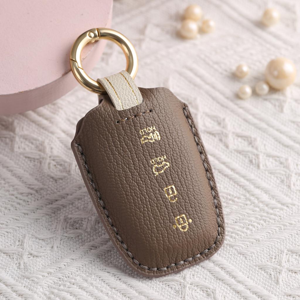 Индивидуализированный чехол для ключа подходит для автомобиля Beijing Hyundai ix45, ручная строчка, высококачественный защитный чехол для ключа, кольцо