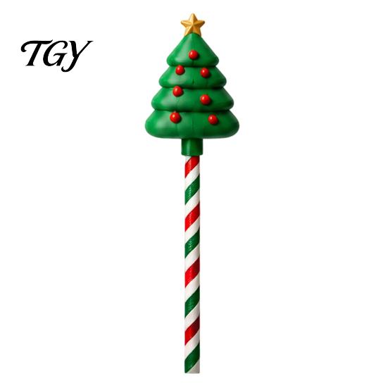 Portable Card Wand Christmas Tap-to-Pay Wand, 3D Printed Credit Holder with Candy Festive Payment Tool Cane Handle, Contactless Stick for Checkout,