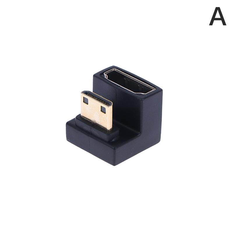 HDMI-совместимый адаптер U-образный L-конвертер с углом поворота 360 градусов Mini HD переходник HDMI-папа