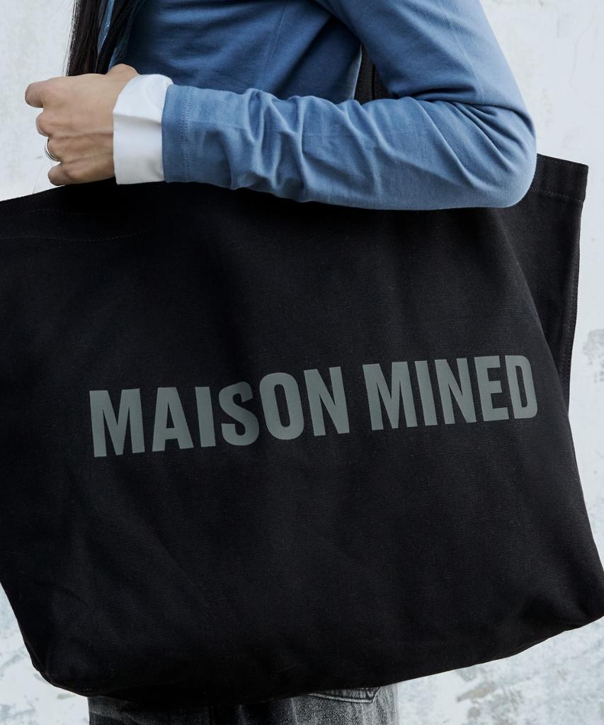 Maison Mined Эко-сумка Maison Черная