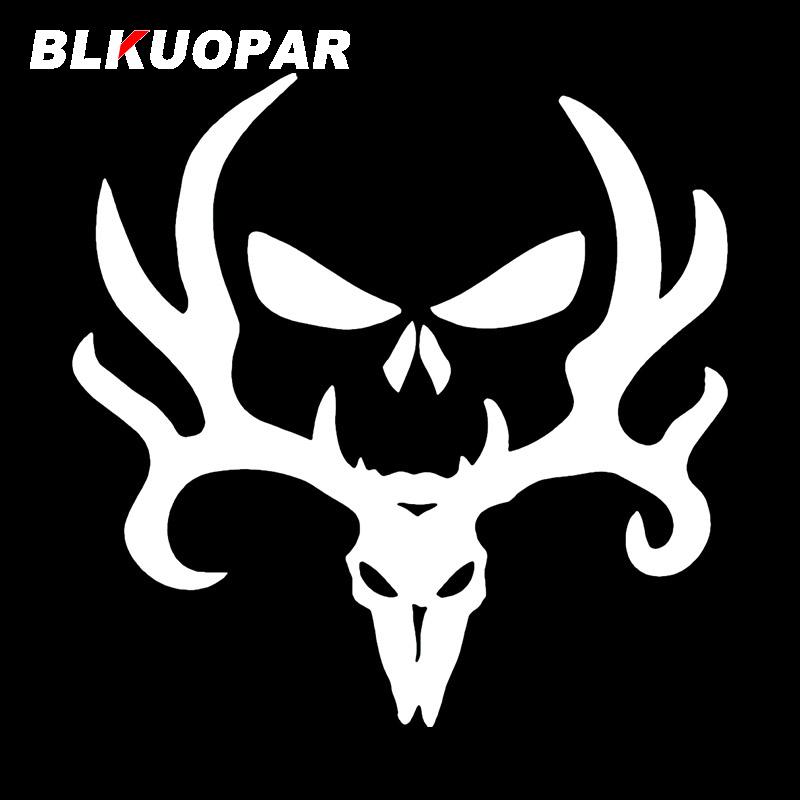 BLKUOPAR Bone Collector Deer Hunting Car Sticker Waterproof Scratch-proof Creative Cartoon Decal Cartoon Bumper Car Styling