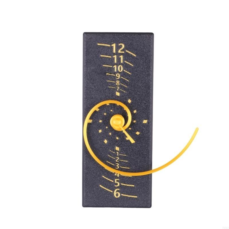 Инновационные часы с дисплеем времени Фибоначчи, прямоугольные настенные часы со спиральным циферблатом, на батарейках, для ценителей искусства, подарок