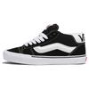 Knu Mid Comfortable Versatile High-Top Skate Shoes Unisex Sneakers Black White VN000CQ96BT1