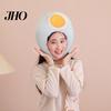 Duck Egg Hat Headgear Cute Photography Prop Soft Plush Wearable Cosplay Dressing-Up Head Cover Cartoon Headwear Party Costume Accessories