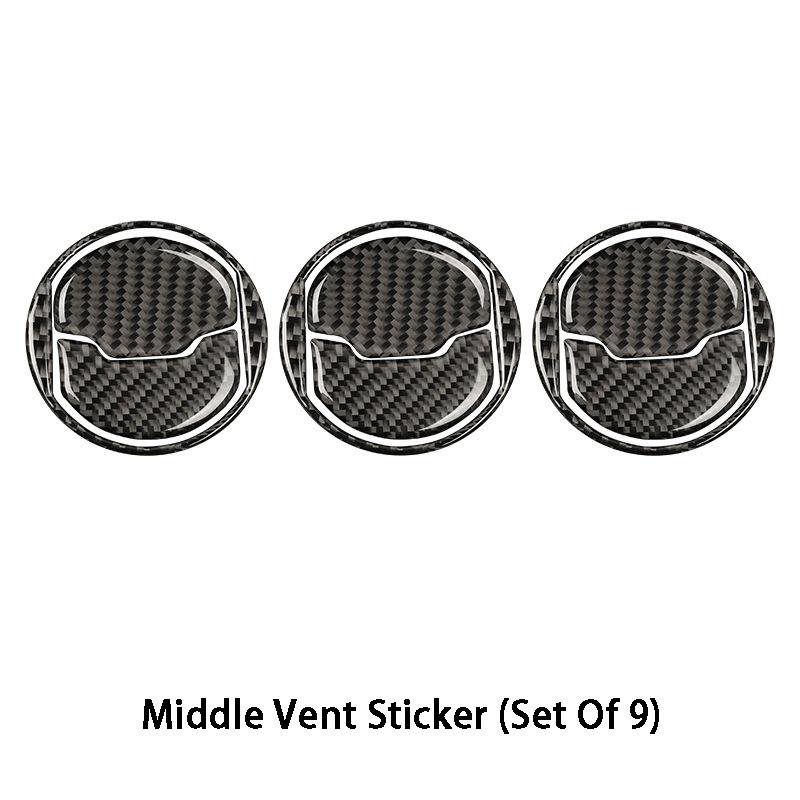 Наклейка на внутреннюю отделку из углеродного волокна, стиль украшения, автомобильные аксессуары для Ford Mustang 2015-модификация интерьера