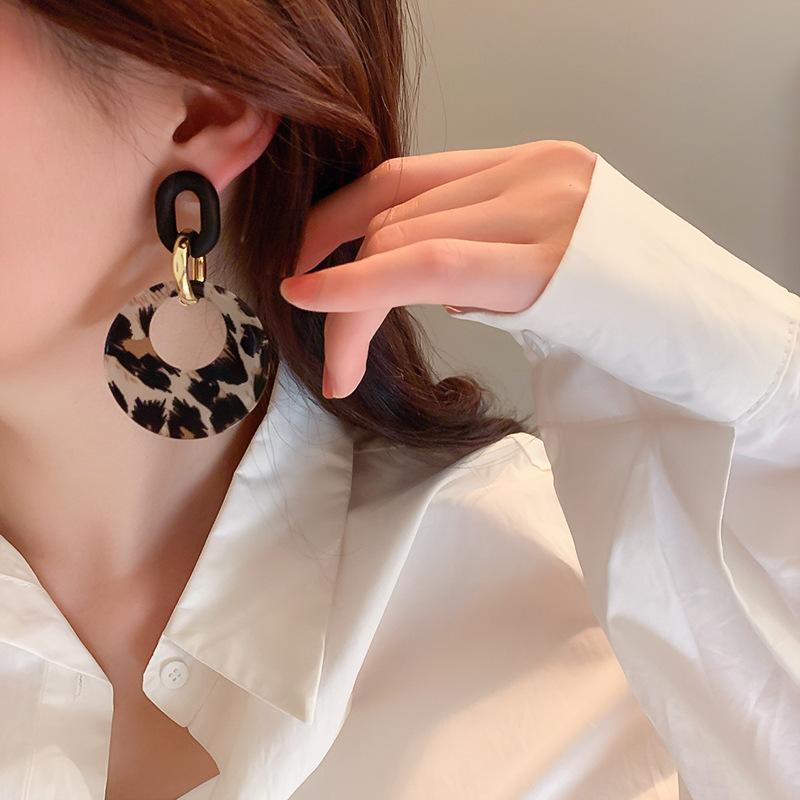Unusual Earrings Korean Fashion Earrings for Women Arcylic Geometric Dangle Drop Earrings Trendy Jewelry Gifts Women's Earrings AVE