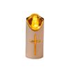 Resuable Christian Cross Candles Waterproof Realistic Flame Candles  Church Use